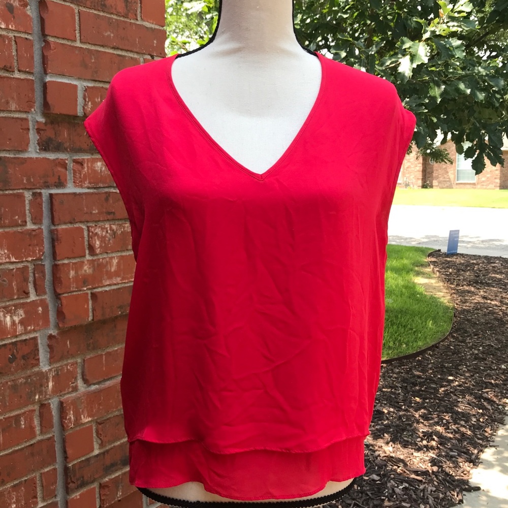 Silk top from Heather